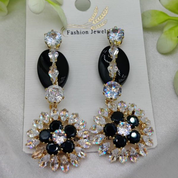 Imported Radiant Luxe Crystal Bloom Earrings – Elegance Redefined – Nickel-free| Girls Earrings | Women Earrings | Jewellery